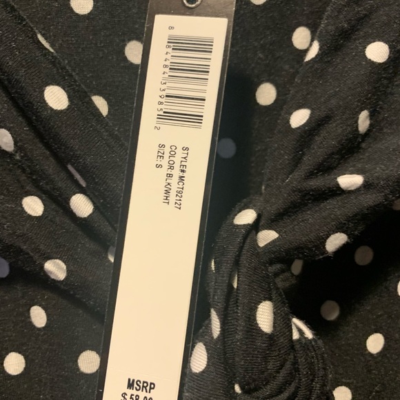 Catherine Malandrino Polka Dot Front Tie Skirt - Picture 5 of 9